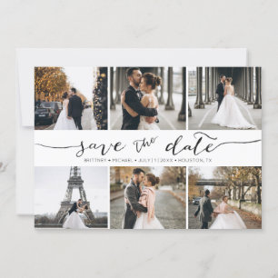 Collage photo papier 6 Enregistrer la carte date