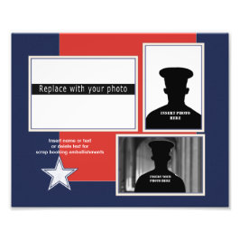 Collage photo patriotique personnalisé
