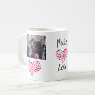 Collage photo personnalisé Coeur Love Mug