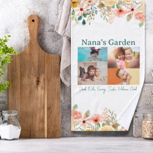 Collage photo personnalisé Jardin de Nana Grandma
