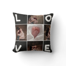 Collage photo personnalisé LOVE Coussin - Personna