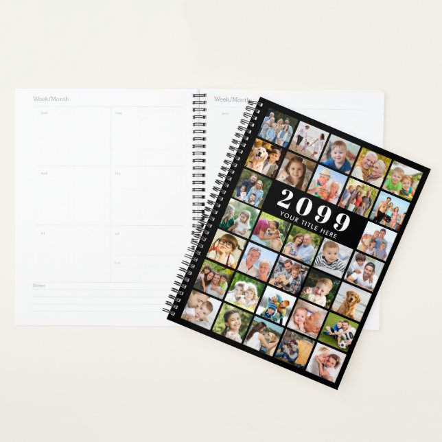 Collage photo simple 32 personnalisé (Devant avec enveloppe)