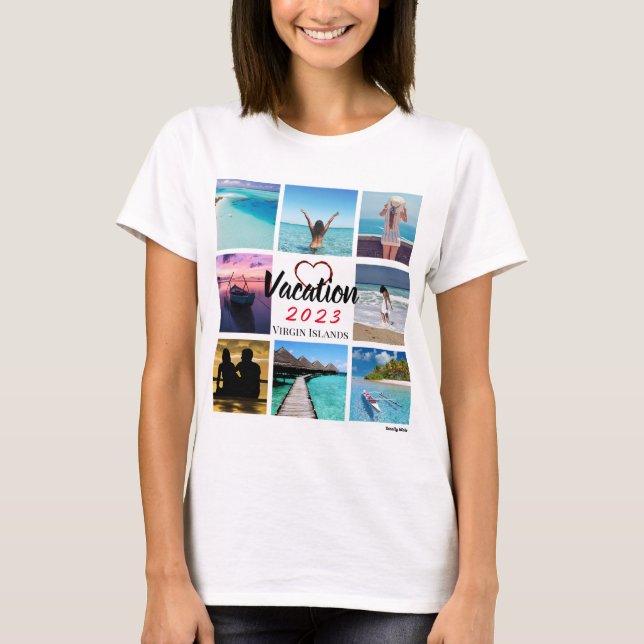 Collage photo T-shirt personnalisé (Devant)