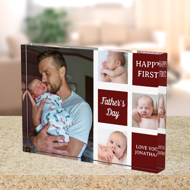 Collage Photos First Father's Day Fotoblock (Von Creator hochgeladen)