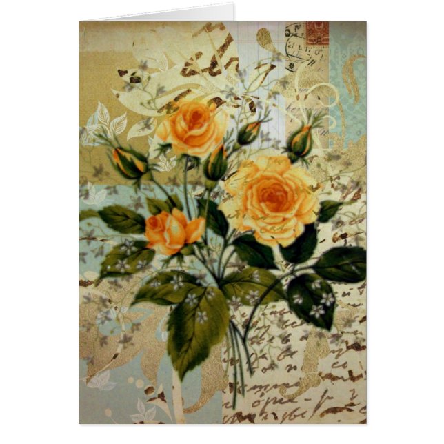 Collage Rose vintage (Devant)