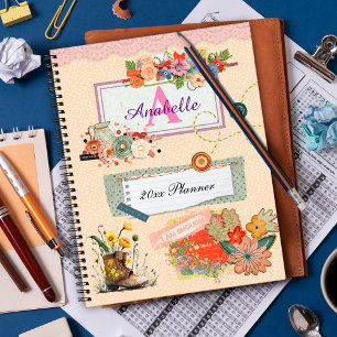 Collage Scrapbooking Handmade Style Planer
