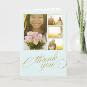 COLLAGE SCRIPTE CARTE DE REMERCIEMENTS DE MARIAG