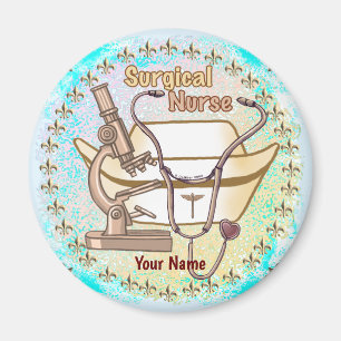 Collage Surgical Nurse Magnet