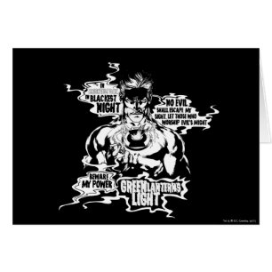 Collage vert des textes de lanterne