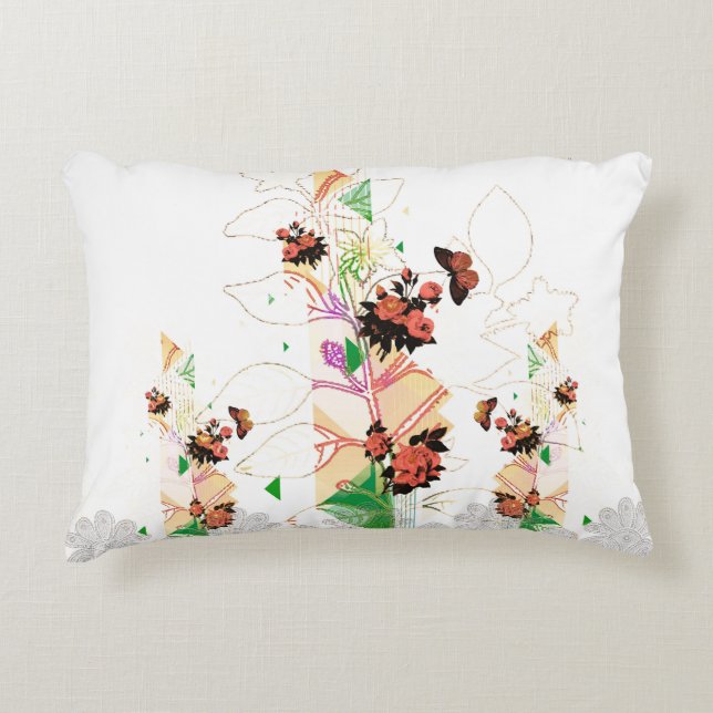 Collage Vintag Dekokissen (Vorderseite)