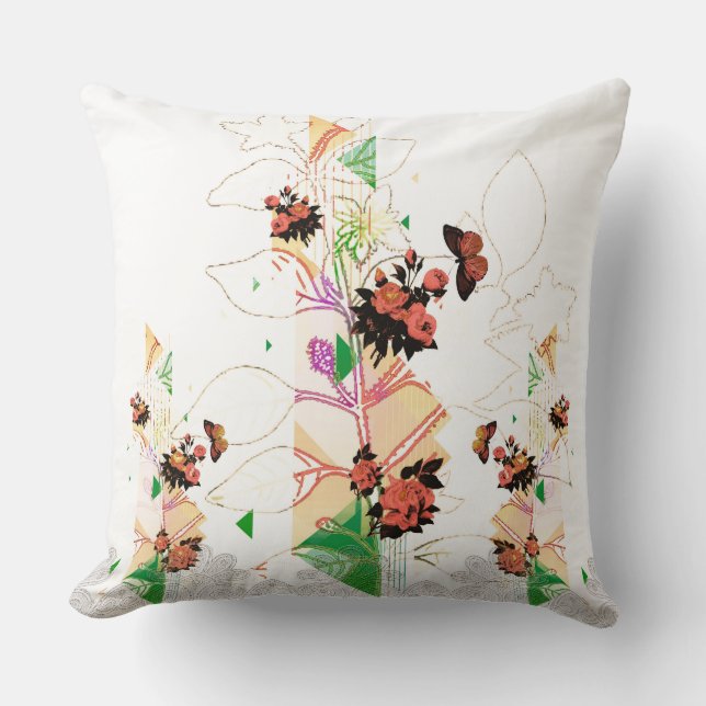 Collage Vintag Kissen (Vorderseite)