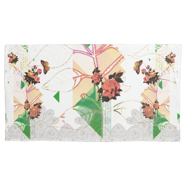 Collage Vintag Kissenbezug (Vorderseite)