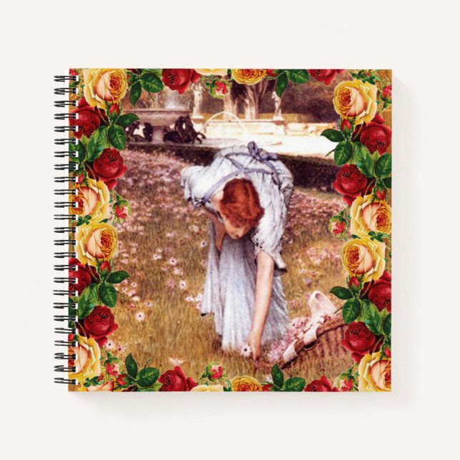 Collage Vintag Notizbuch (Vorderseite)