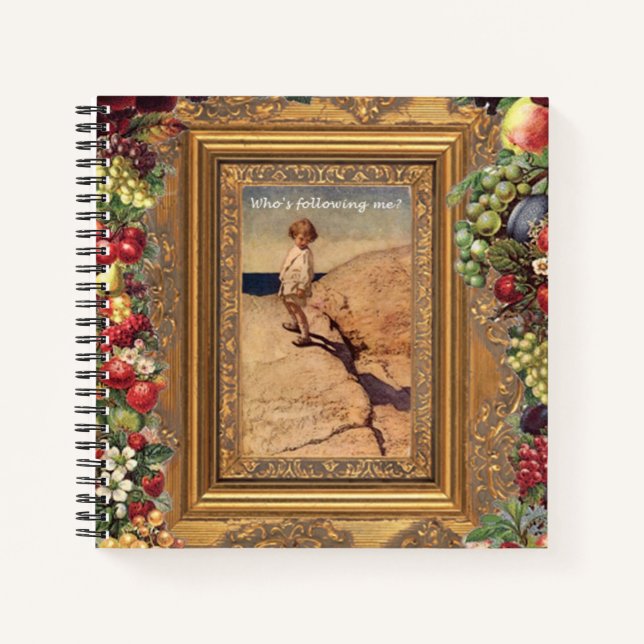 Collage Vintag Notizbuch (Vorderseite)