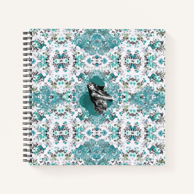 Collage Vintag Notizbuch (Vorderseite)