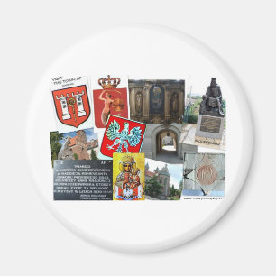 COLLAGE VON POLEN MAGNET