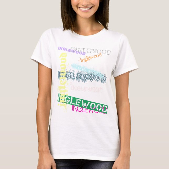 Collageangepasster Babydoll T-Shirt (Vorderseite)