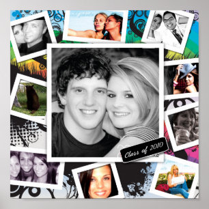 Collagen-Druck des Abschluss-311-Fun Poster