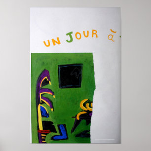 Collages Bruyants Artist's Book Green Room Poster