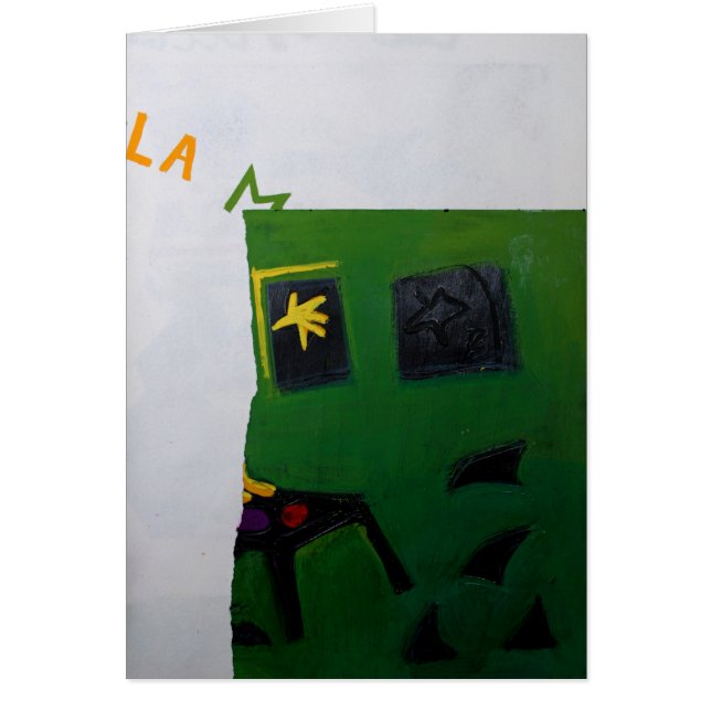 Collages Bruyants Livre d'artiste Green Room 2 Car (Devant)