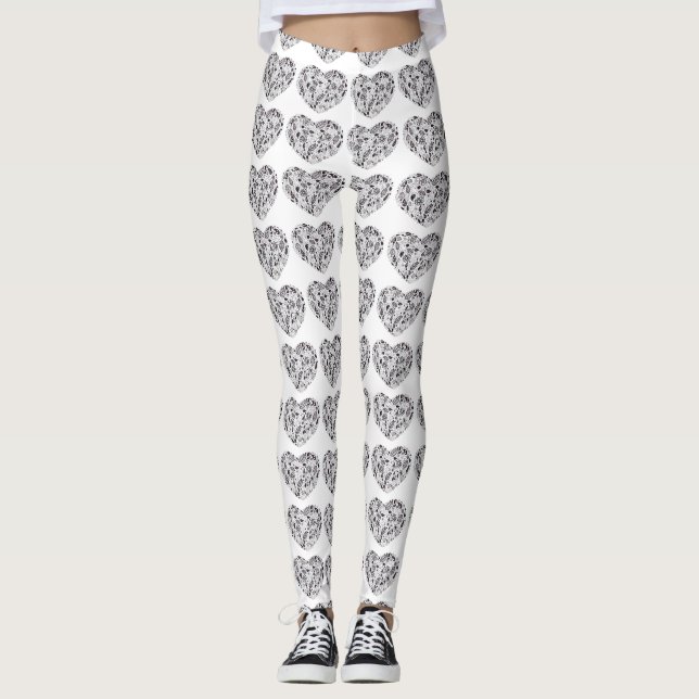 Collants à coeur mignon (Devant)