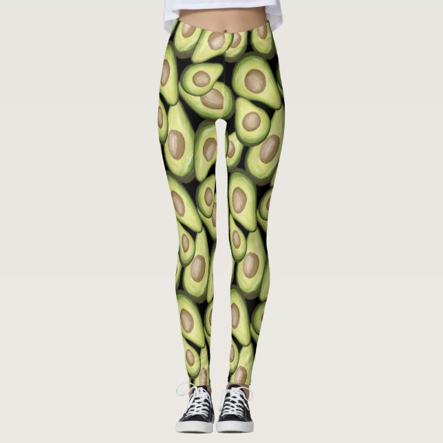 Collants à impression "Avocat" (Devant)