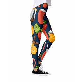 Collants à Imprimé Café Cadeau Café pour Elle