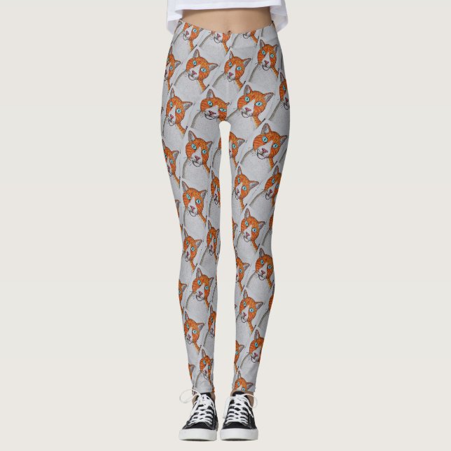 collants à motif de chat (Devant)