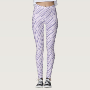 Collants à rayures violettes diagonales