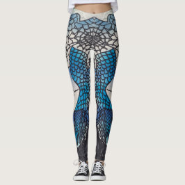 Collants Bleu Poisson