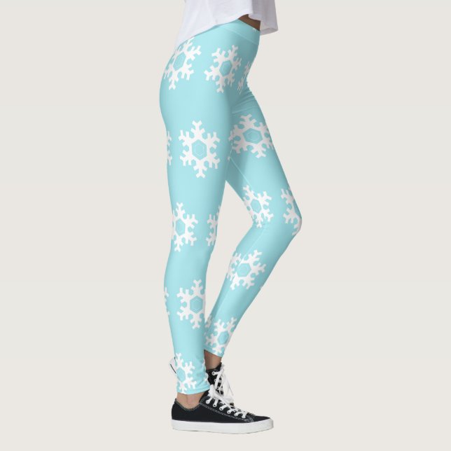 COLLANTS BLEUS DE FLOCON DE NEIGE (Droite)