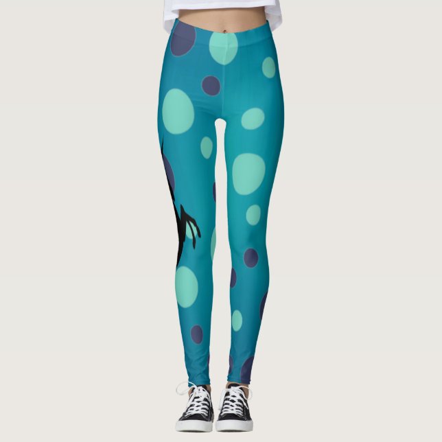 Collants Bleus Licorne (Devant)