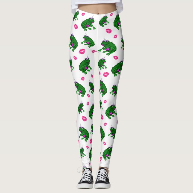 Collants Dames Grenouilles Et Baisers (Devant)