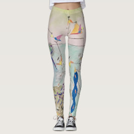 Collants d'art colorés "Récolte des oiseaux"