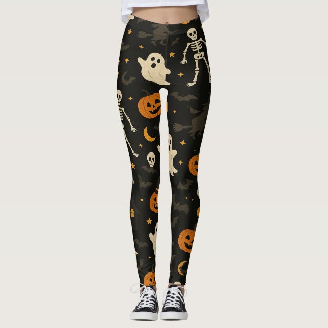 Collants drôles d'Halloween (Devant)