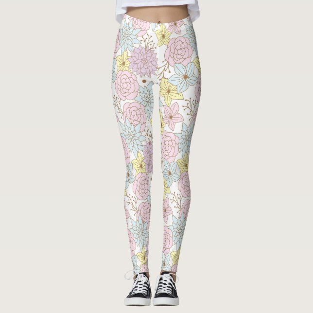 collants fleurs de printemps (Devant)