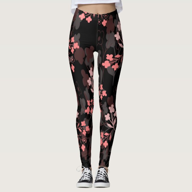 Collants floraux  (Devant)
