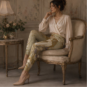 Collants Garden Muse Art Nouveau Floral
