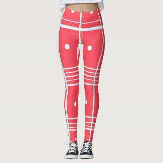 Collants imprimés rose