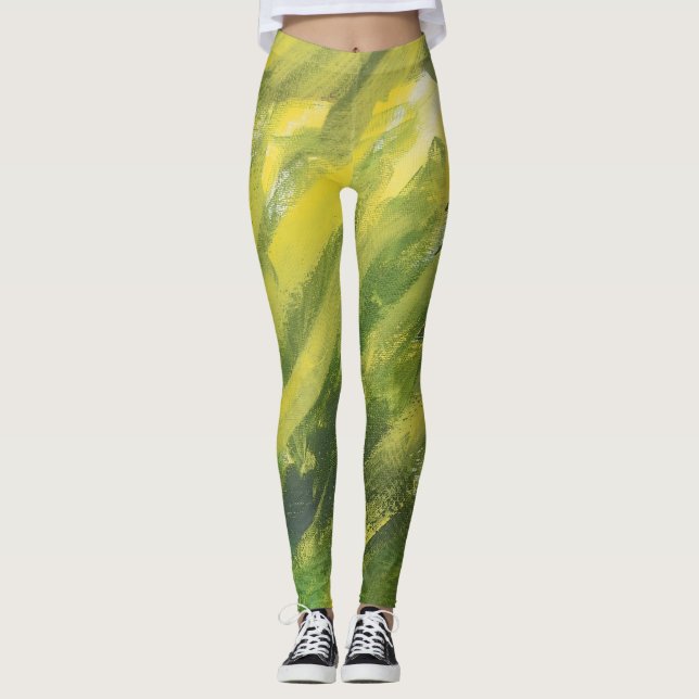 Collants jaune vert (Devant)