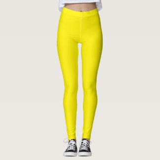 Collants Jaunes Solides