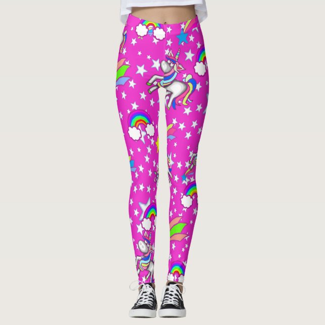Collants Licorne Rose (Devant)