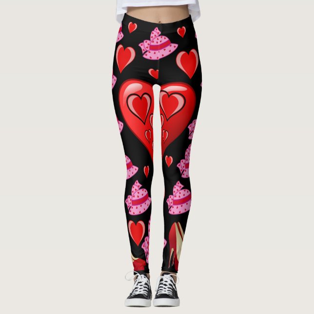 Collants longs de la Saint-Valentin (Devant)