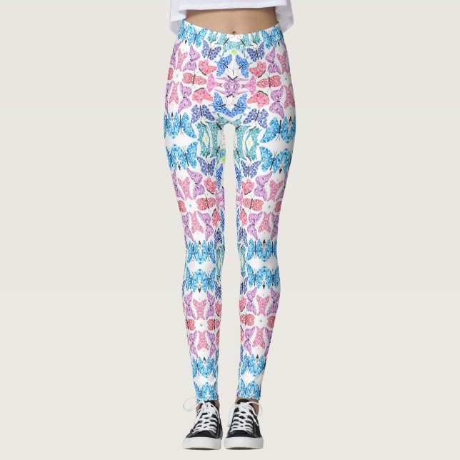 Collants Mosaïque Papillon (Devant)