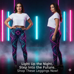 Collants Neon Pulse Geometry
