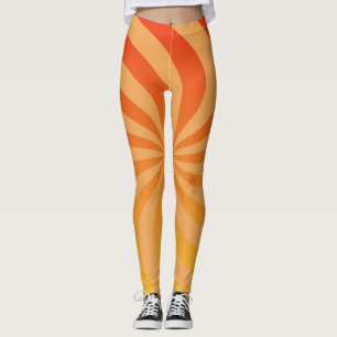 Collants Orange Sunburst