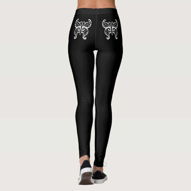 Collants papillon en dentelle (Dos)
