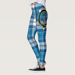 Collants pour femmes à tartan de crête de clan Rob