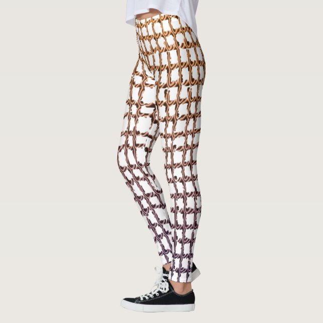 Collants résille beige (Gauche)