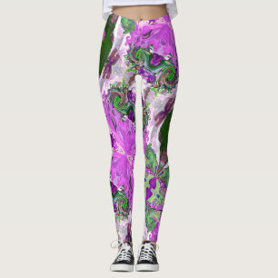 Collants roses coeurs de conte de fées